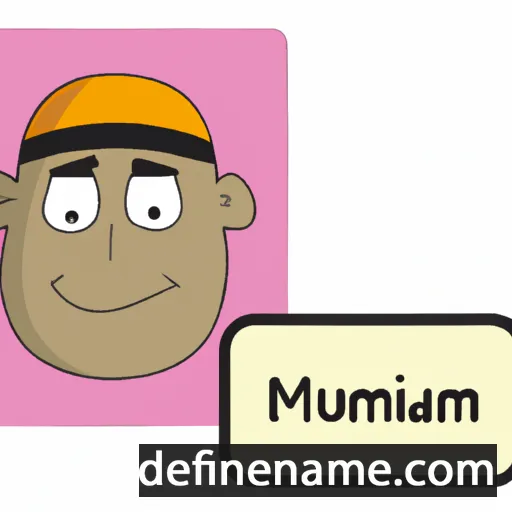 cartoon of the name Islamnur