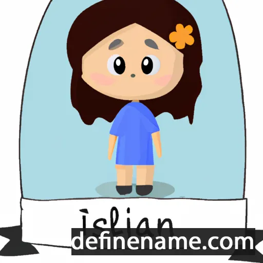 cartoon of the name Islana