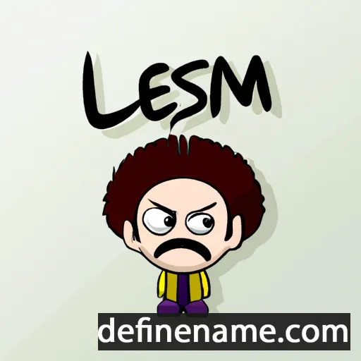 cartoon of the name Islem