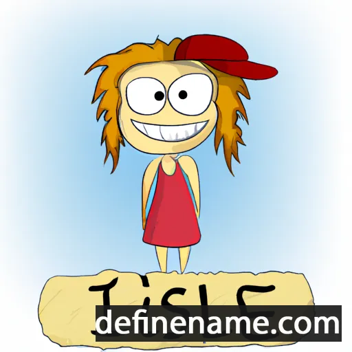 cartoon of the name Islie