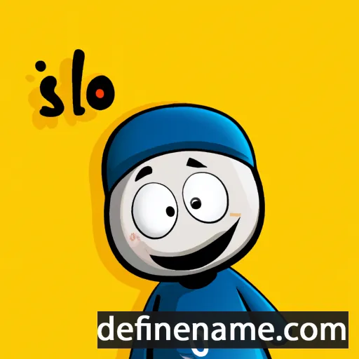 cartoon of the name Islo