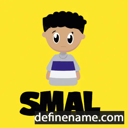 cartoon of the name Ismaael