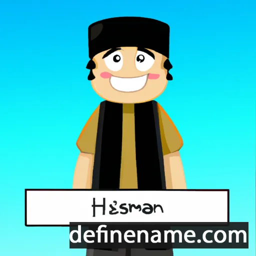 cartoon of the name Ismahen