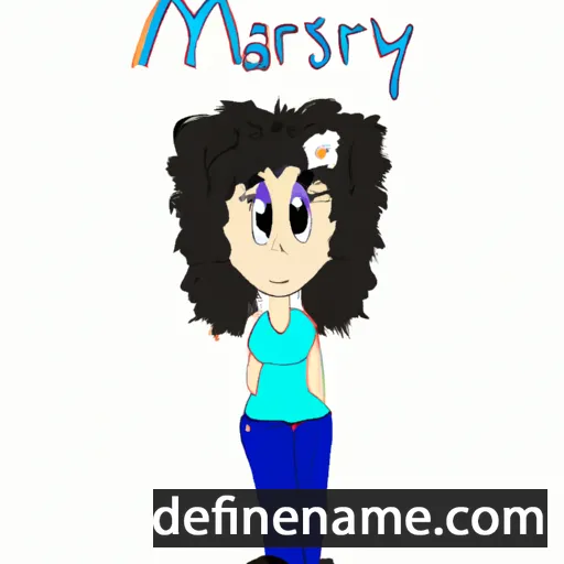 cartoon of the name Ismary