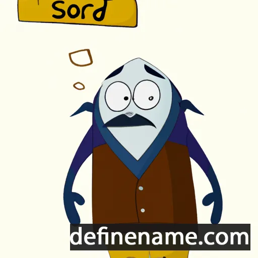 cartoon of the name Isoard