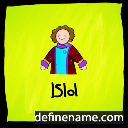 cartoon of the name Isold