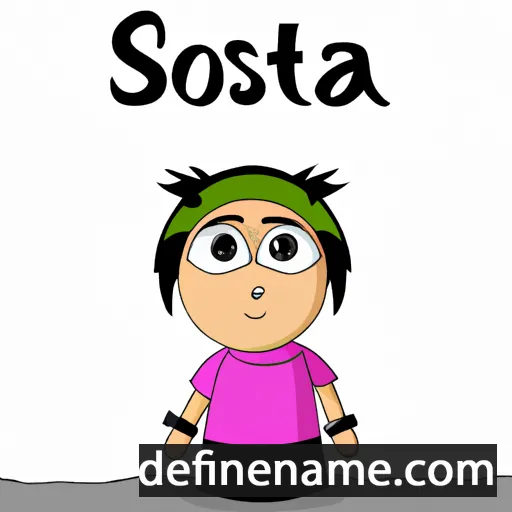 cartoon of the name Isota