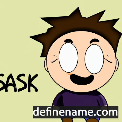 cartoon of the name Issák