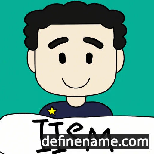 cartoon of the name Issam