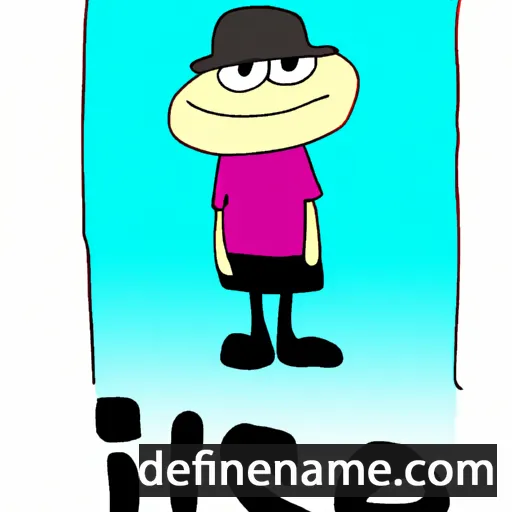 cartoon of the name Isse