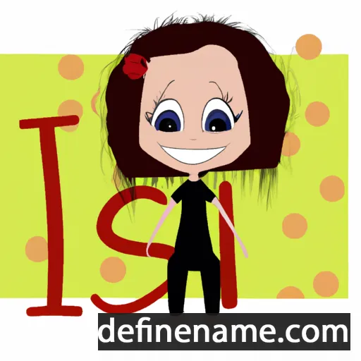 cartoon of the name Issi