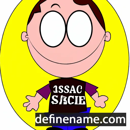 cartoon of the name Issiac