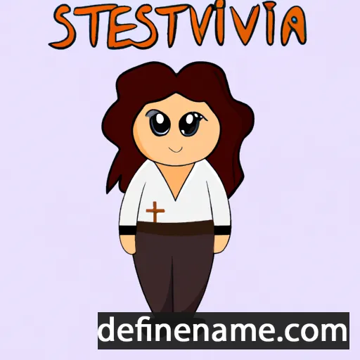 Istevània cartoon