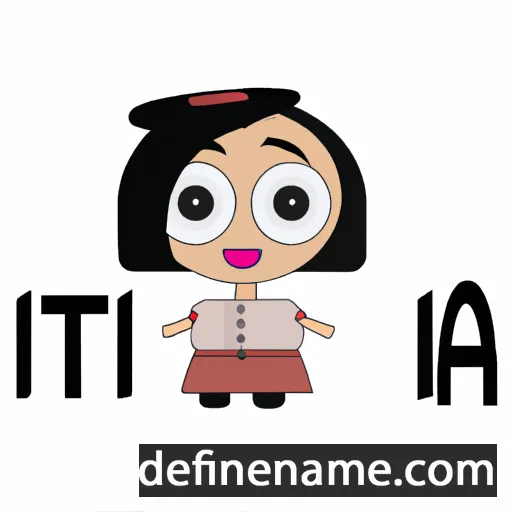 cartoon of the name Ita