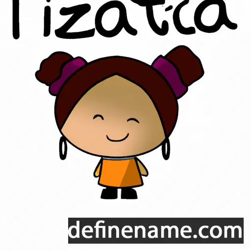 cartoon of the name Itaiza