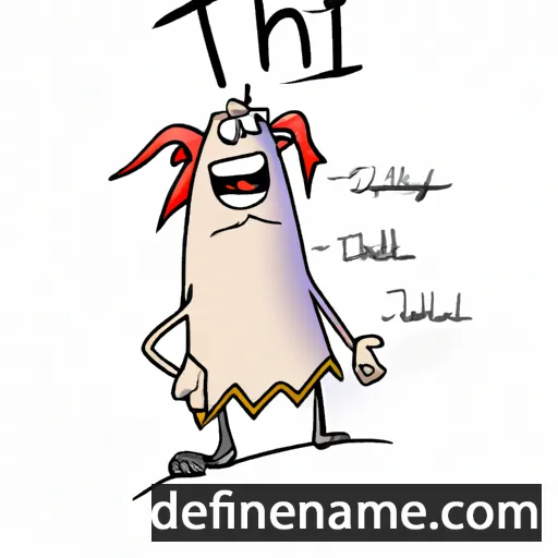 cartoon of the name Ithil