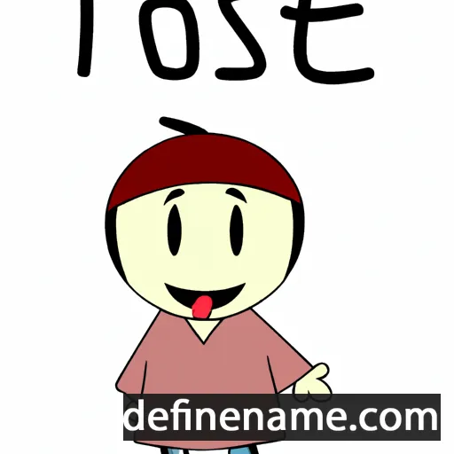 cartoon of the name Itose