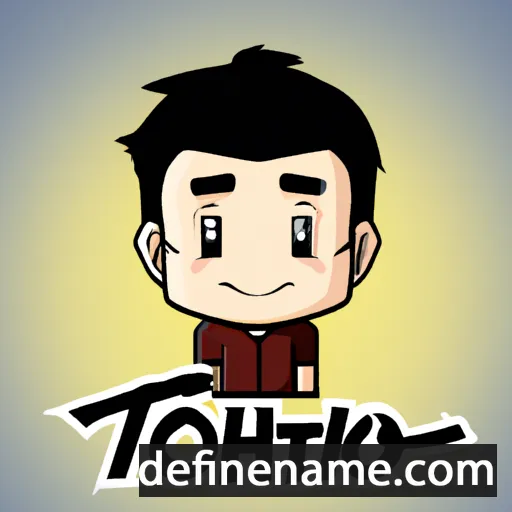 cartoon of the name Itoshi