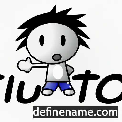 cartoon of the name Itsuto