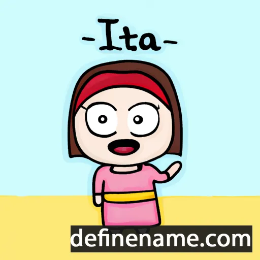 cartoon of the name Itta