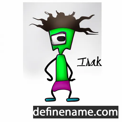 cartoon of the name Itthisak