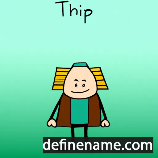 cartoon of the name Ittiphon