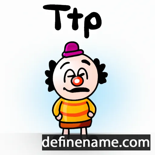 cartoon of the name Ittipol