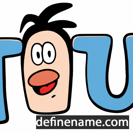 cartoon of the name Itu