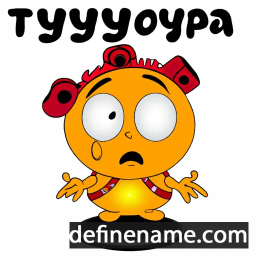 cartoon of the name Ityoppya