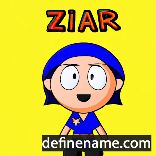 cartoon of the name Itzamar