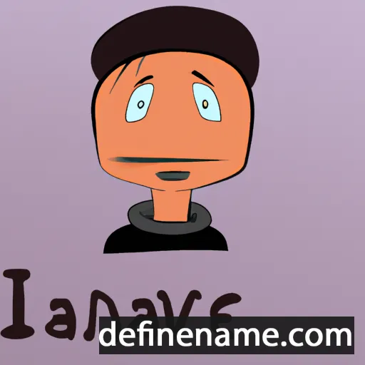 cartoon of the name Îváne