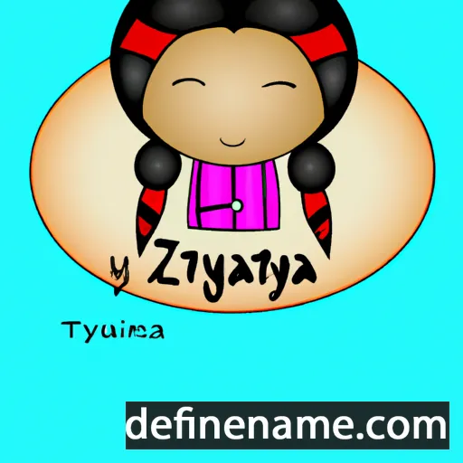 Itzayana cartoon