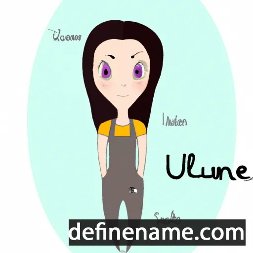 cartoon of the name Iuliane