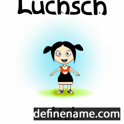 cartoon of the name Iulscha