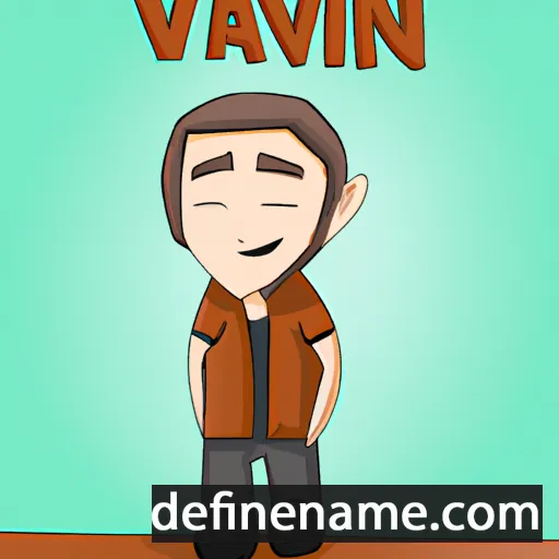 cartoon of the name Ivaan