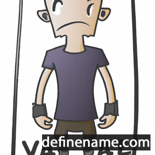 cartoon of the name Ival