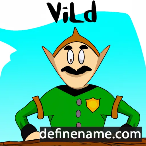 cartoon of the name Ivald