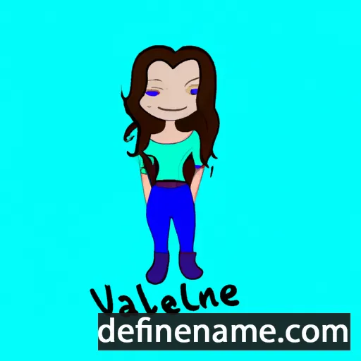 cartoon of the name Ivalene