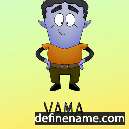 cartoon of the name Ivamar