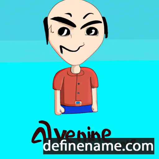 cartoon of the name Ivaneq