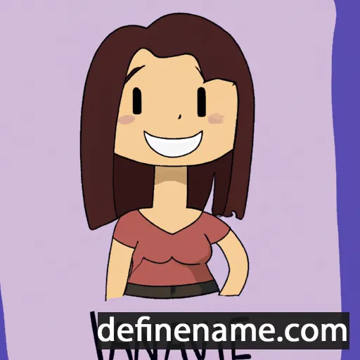 cartoon of the name Ivanne