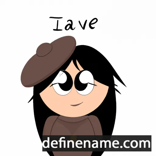 cartoon of the name Ivatte