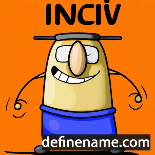 cartoon of the name Ivčin