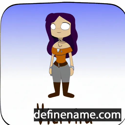 cartoon of the name Iverna