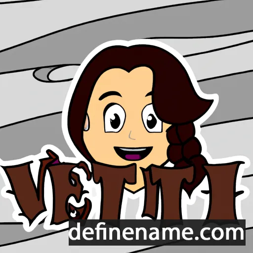 cartoon of the name Iveth