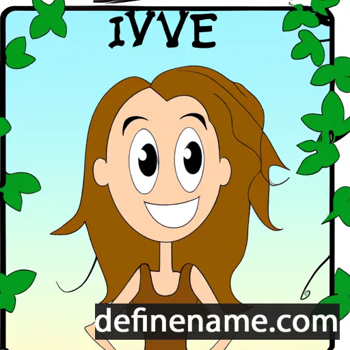 cartoon of the name Ivey