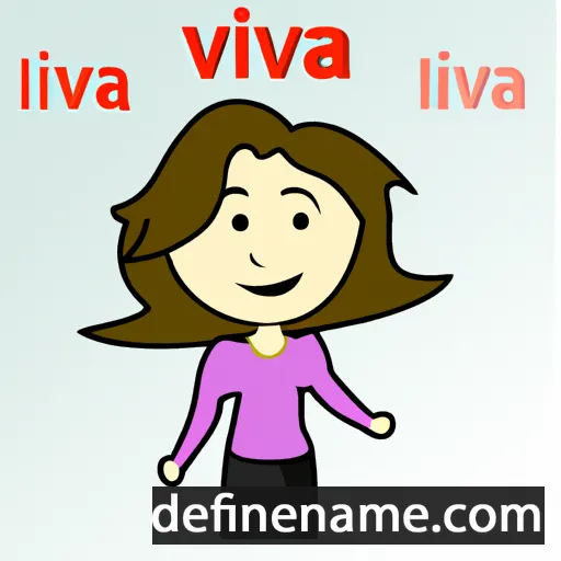 cartoon of the name Ivha