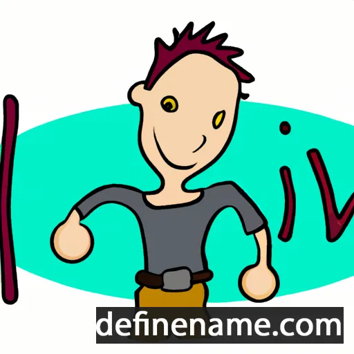 cartoon of the name Ivi