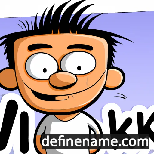 cartoon of the name Iviko