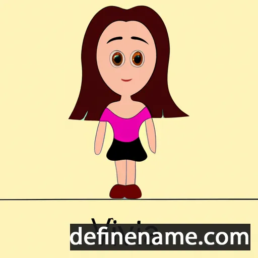 cartoon of the name Ivna